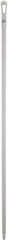 Vikan - 67 x 1-19/64" Polypropylene Squeegee Handle - European Threaded Connection, White - USA Tool & Supply