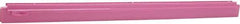 Vikan - 24" Rubber Blade Squeegee Refill - Double Edge, Pink, Plastic Holder - USA Tool & Supply