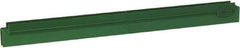 Vikan - 20" Rubber Blade Squeegee Refill - Double Edge, Green, Plastic Holder - USA Tool & Supply