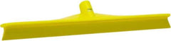 Vikan - 19.67" Rubber Blade Floor Squeegee - Single Edge, Yellow, Plastic Holder - USA Tool & Supply