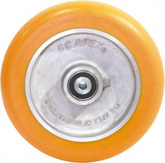 Caster Connection - 10 Inch Diameter x 2 Inch Wide, Polyurethane on Aluminum Caster Wheel - 1,500 Lb. Capacity, 2.2 Inch Hub Length, 1/2 Inch Axle Diameter, Sealed Precision Ball Bearing - USA Tool & Supply