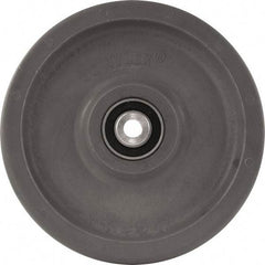 Caster Connection - 8 Inch Diameter x 2 Inch Wide, High Grade Nylon Caster Wheel - 2,000 Lb. Capacity, 2.2 Inch Hub Length, 1/2 Inch Axle Diameter, Sealed Precision Ball Bearing - USA Tool & Supply