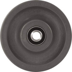 Caster Connection - 6 Inch Diameter x 2 Inch Wide, High Grade Nylon Caster Wheel - 1,500 Lb. Capacity, 2.2 Inch Hub Length, 1/2 Inch Axle Diameter, Sealed Precision Ball Bearing - USA Tool & Supply