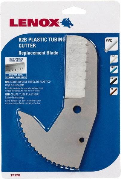 Lenox - Cutter Replacement Blade - Use with Lenox: 12124R2, Cuts PVC, CPVC, Pex, Polyethylene and Rubber Hose - USA Tool & Supply