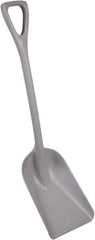 Remco - 14-1/2" High Square Plastic Shovel - 24-5/8" Long D-Grip Handle - USA Tool & Supply