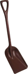 Remco - 14-1/2" High Square Plastic Shovel - 24-5/8" Long D-Grip Handle - USA Tool & Supply