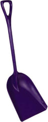 Remco - 17-1/8" High Square Plastic Shovel - 27" Long D-Grip Handle - USA Tool & Supply