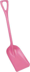 Remco - 14-1/2" High Square Plastic Shovel - 24-5/8" Long D-Grip Handle - USA Tool & Supply