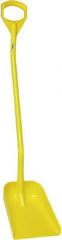 Vikan - 13-1/4" High Square Plastic Shovel - 39-7/8" Long D-Grip Handle - USA Tool & Supply