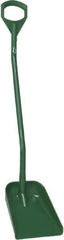 Vikan - 13-1/4" High Square Plastic Shovel - 39-7/8" Long D-Grip Handle - USA Tool & Supply