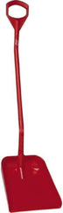 Vikan - 14-3/4" High Square Plastic Shovel - 39" Long D-Grip Handle - USA Tool & Supply