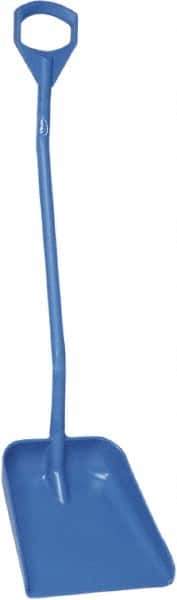 Vikan - 14-3/4" High Square Plastic Shovel - 39" Long D-Grip Handle - USA Tool & Supply