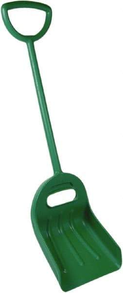 Remco - 18-1/2" High Square Plastic Shovel - 29-1/4" Long D-Grip Handle - USA Tool & Supply