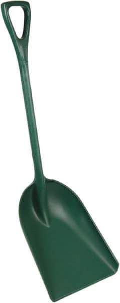 Remco - 17-1/8" High Square Plastic Shovel - 27" Long D-Grip Handle - USA Tool & Supply