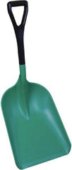 Remco - 18" High Square Plastic Shovel - 18" Long D-Grip Handle - USA Tool & Supply