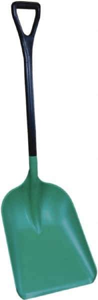 Remco - 18-5/8" High Square Plastic Shovel - 29" Long D-Grip Handle - USA Tool & Supply