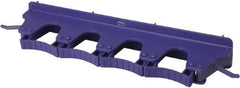 Vikan - 22 Lb Capacity, 3-5/32" Projection, Polypropylene/Rubber Wall Strip Organizer - 15-1/2" OAL - USA Tool & Supply