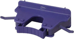 Vikan - 22 Lb Capacity, 3-5/32" Projection, Polypropylene/Rubber Wall Strip Organizer - 6-5/32" OAL - USA Tool & Supply