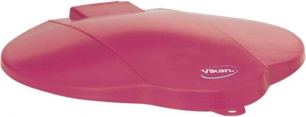 Vikan - 3 Gal Polypropylene Pail Lid - Pink, For Use with 5686 - USA Tool & Supply