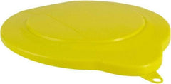 Vikan - 1.5 Gal Polypropylene Pail Lid - Yellow, For Use with 5693 - USA Tool & Supply