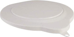 Vikan - 1.5 Gal Polypropylene Pail Lid - White, For Use with 5692 - USA Tool & Supply