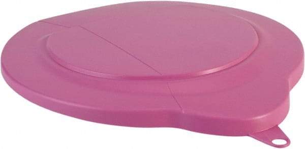 Vikan - 1.5 Gal Polypropylene Pail Lid - Pink, For Use with 5688 - USA Tool & Supply