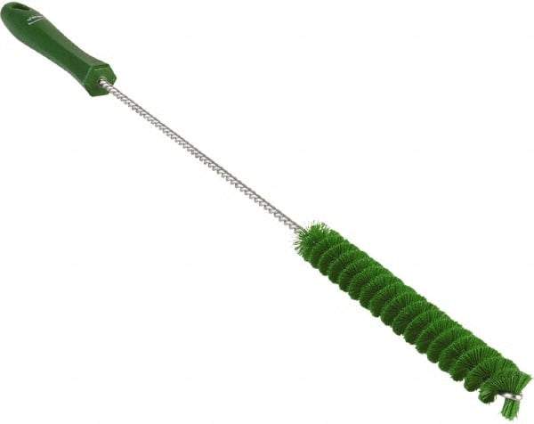 Vikan - 3/4" Diam Polyester Valve Brush - 19-5/8" OAL, 5-3/4" Head Length, Polypropylene & Stainless Steel Handle - USA Tool & Supply