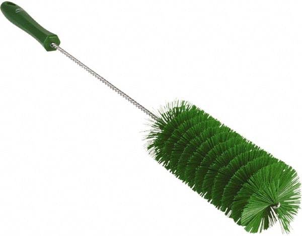 Vikan - 2-3/8" Diam Polyester Valve Brush - 19-5/8" OAL, 5-13/16" Head Length, Polypropylene & Stainless Steel Handle - USA Tool & Supply