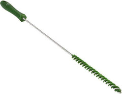 Vikan - 0.4" Diam Polyester Valve Brush - 19-5/8" OAL, 5-11/16" Head Length, Polypropylene & Stainless Steel Handle - USA Tool & Supply