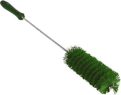 Vikan - 2" Diam Polyester Valve Brush - 19-5/8" OAL, 5-15/16" Head Length, Polypropylene & Stainless Steel Handle - USA Tool & Supply