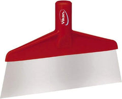 Remco - Stiff Stainless Steel Straight Scraper - 10-1/4" Blade Width - USA Tool & Supply