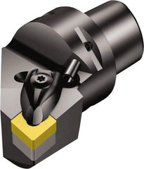Sandvik Coromant - Right Hand Cut, Size C6, CNMG 643 Insert Compatiblity, Modular Turning & Profiling Cutting Unit Head - 45mm Ctr to Cutting Edge, 65mm Head Length, Through Coolant, Series T-Max P - USA Tool & Supply