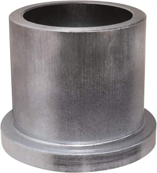 Bunting Bearing - 1-1/2" Inside x 1-3/4" Outside Diam, Powdered Metal Flanged Bearing - 2" Flange Outside Diam, 3/16" Flange Thickness, 1-1/2" OAL - USA Tool & Supply