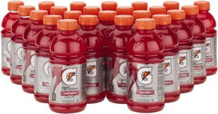 Gatorade - 12 oz Bottle Fruit Punch Activity Drink - Ready-to-Drink - USA Tool & Supply