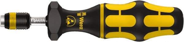Wera - 1 Piece, 1.2 to 3 N/m, Adjustable Torque Limiting Screwdriver - 0.025" Drive - USA Tool & Supply