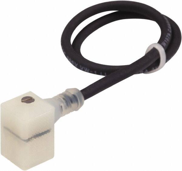 Canfield Connector - Solenoid Valve Connector/Gasket/Cord Assembly - Use with Solenoid Valves - USA Tool & Supply