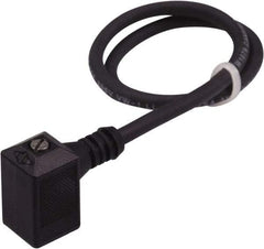 Canfield Connector - Solenoid Valve Connector/Gasket/Cord Assembly - Use with Solenoid Valves - USA Tool & Supply