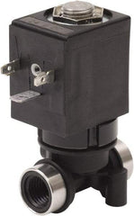 Spartan Scientific - 3/8" NPT Port, 3 Way, 2 Position, Glass Filled Nylon Solenoid Valve - Normally Closed, Viton Seal - USA Tool & Supply