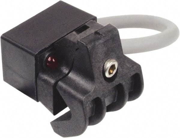 Canfield Connector - Air Cylinder Reed Switch, MOV, LED, 2 Wire - For 2 to 6" Air Cylinders, Use with Tie-Rod Cylinders - USA Tool & Supply