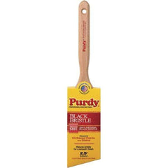Purdy - 2-1/2" Angled Hog Trim Brush - Wood Fluted Handle - USA Tool & Supply