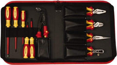 Wiha - 10 Piece Insulated Pliers Hand Tool Set - Comes in Box - USA Tool & Supply