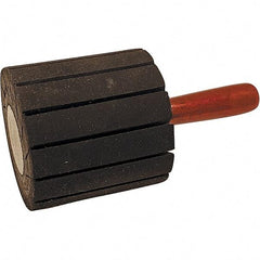 Dynabrade - 1-1/2" Wide x 1-1/2" Diam, Expander Wheel Spiral Band Drum - 1/4" Shank Diam, 10,000 RPM - USA Tool & Supply