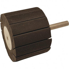 Dynabrade - 1-1/2" Wide x 2" Diam, Expander Wheel Spiral Band Drum - 1/4" Shank Diam, 7,500 RPM - USA Tool & Supply