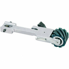 Dynabrade - 1-1/2" Wide Contact Wheel Assembly Arm - 72" Belt Length x 1-1/2" Belt Width, Serrated, Urethane, 70" Contact Wheel Diam - USA Tool & Supply