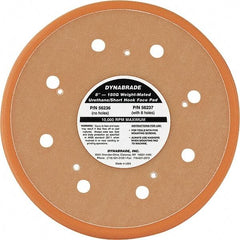 Dynabrade - 6" Diam Disc Backing Vacuum Replacement Pad - Medium Density, 12,000 RPM - USA Tool & Supply