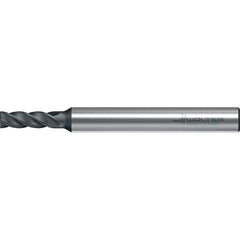 Walter-Prototyp - 3mm, 8mm LOC, 6mm Shank Diam, 57mm OAL, 4 Flute, Solid Carbide Square End Mill - TiAlN Finish, 38° Helix, Right Hand Cut, Right Hand Flute, Series MC251-A-4-B - USA Tool & Supply
