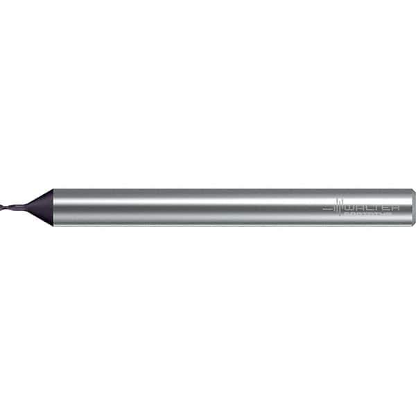 Walter-Prototyp - 1.5mm, 2 Flute, Solid Carbide, 0.15mm End Mill - 2.559" OAL, 30° Helix, Right Hand Flute, 6mm LOC, Right Hand Cut - USA Tool & Supply