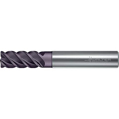 Walter-Prototyp - 12mm, 4 Flute, Solid Carbide, 0.8mm End Mill - 3.268" OAL, 50° Helix, Right Hand Flute, 36mm LOC, Right Hand Cut - USA Tool & Supply
