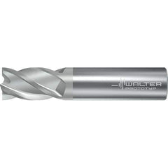 Walter-Prototyp - 12.7mm, 4 Flute, Solid Carbide, 0.762mm End Mill - 3-1/2" OAL, 38° Helix, Right Hand Flute, 25mm LOC, Right Hand Cut - USA Tool & Supply