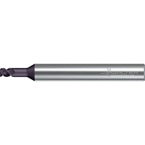 Walter-Prototyp - 3mm, 3 Flute, Solid Carbide, 0.08mm End Mill - 1.969" OAL, 50° Helix, Right Hand Flute, 3mm LOC, Right Hand Cut - USA Tool & Supply